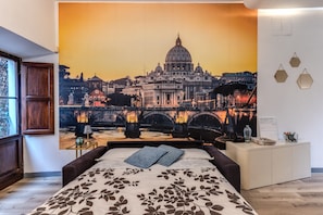 1 bedroom, in-room safe, iron/ironing board, travel crib - Suite Trastevere San Calisto Rome Historical Center  (Roma)