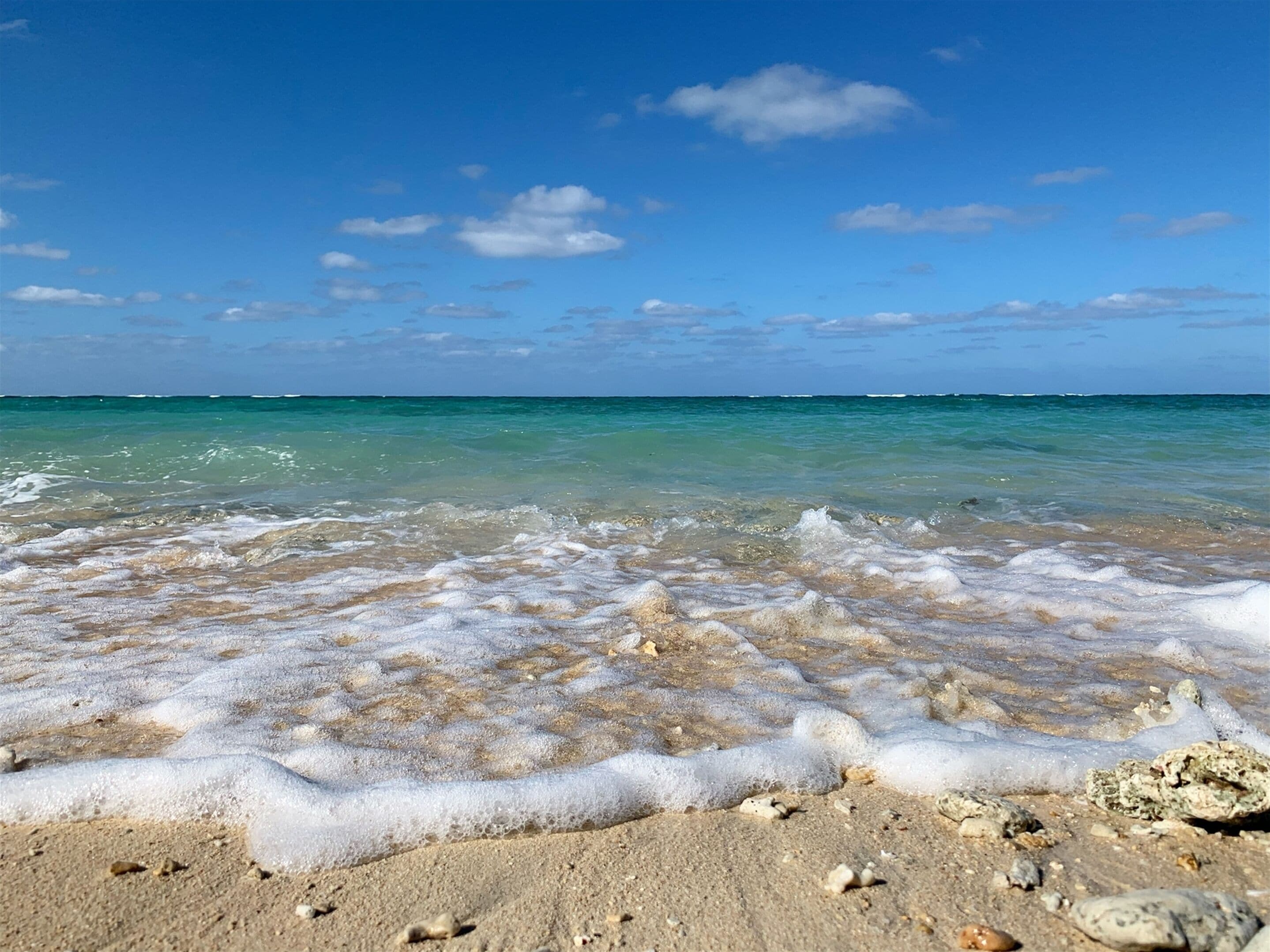 private beach nearby, white sand