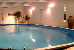 Indoor pool, a heated pool