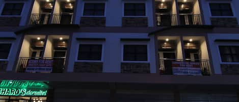 Front of property - evening/night