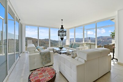 Heated pool.Central A/C Stunning Views Almunecar Luxury Countryside Villa