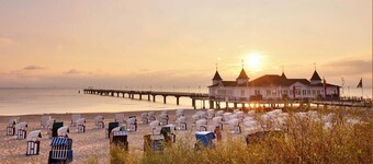 Cozy vacation apartment in Ahlbeck sea view & WLAN, 1 parking space