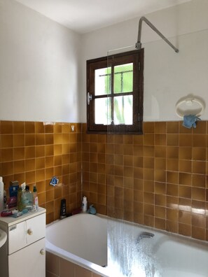 Combined shower/bathtub, hair dryer, bidet, toilet paper - Sables Vignier-Domino St Georges d'OLERON self-catering gite (Saint-Georges-D'oléron)