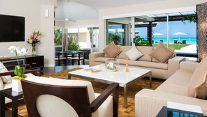 Living area - Villa Conch (Providenciales)