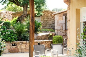 Terrace/patio - Villa with pool Porto Vecchio Santa Giulia standing in old stone (Porto-Vecchio)