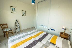 2 chambres, fer et planche à repasser, Wi-Fi gratuit