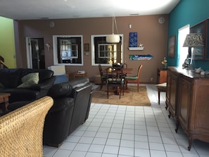 Smart TV, video games, DVD player, books
