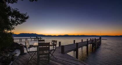 Beautiful Lakefront Home with Pier and Buoy.