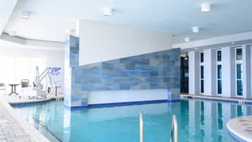 Indoor pool, a heated pool
