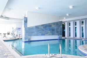 Indoor pool, a heated pool