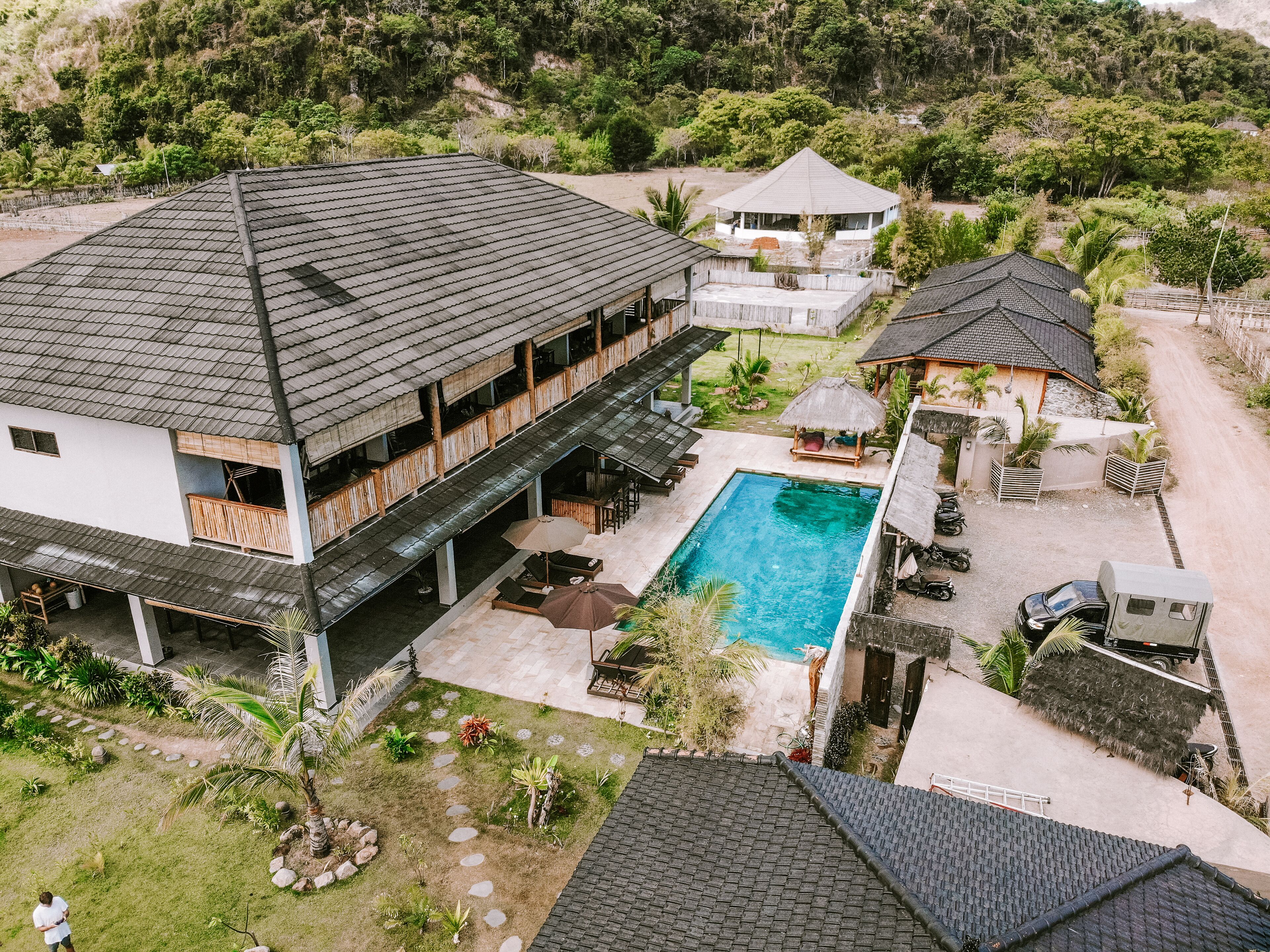 Façade de l’hébergement