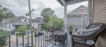 Blok fra billeje til bypark, jazz fest og franske kvarter