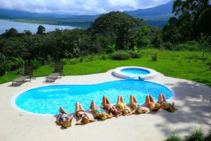 Outdoor pool - Luxury Home overlooks Arenal Volcano & Lake Arenal & Ceiba Tree (El Castillo de La Fortuna)