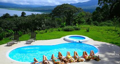 Luxury Home overlooks Arenal Volcano & Lake Arenal & Ceiba Tree