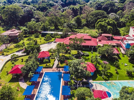 Aerial view. Hotel Rancho Guacamayos