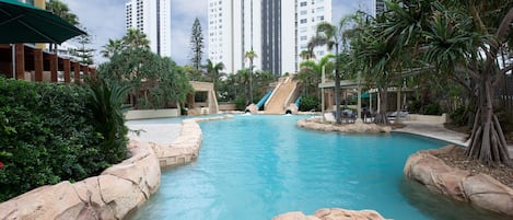 Indoor pool, outdoor pool