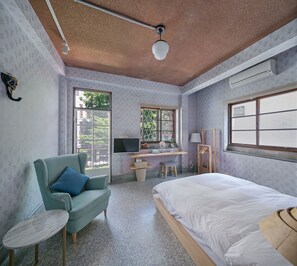 Superior Double Room, 1 Double Bed, Shared Bathroom (2F) | Desk, blackout drapes, soundproofing, free WiFi