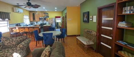 Family Apartment, Multiple Beds, Non Smoking | Living area | TV