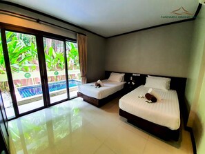 2-Bedroom Pool Villa | In-room safe, individually decorated, desk, laptop workspace