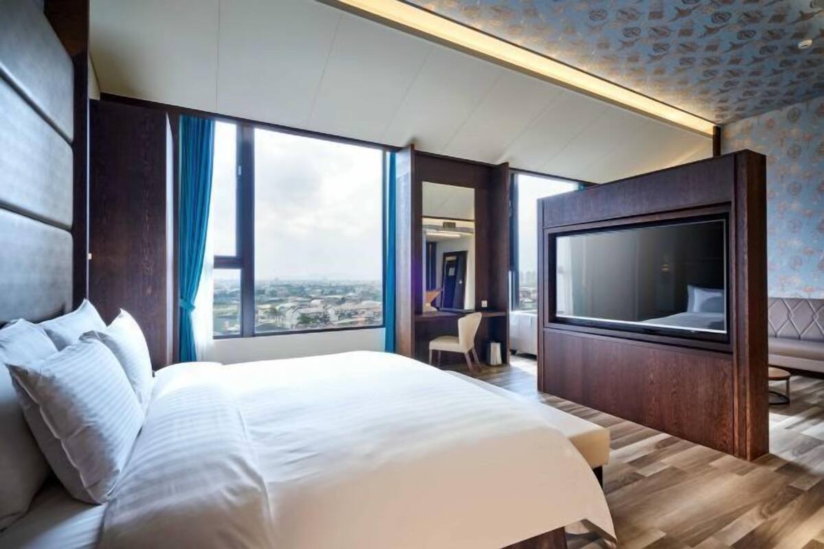 1 habitación, ropa de cama de alta calidad y cubrecamas