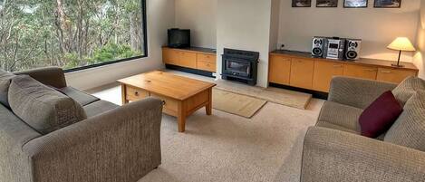 Smart-TV, Kamin, DVD-Player