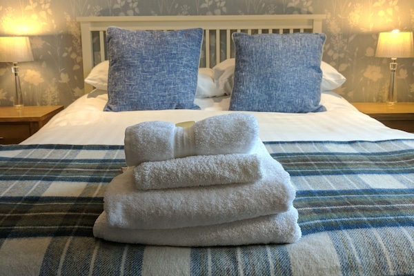 Double Room (Room 4) | Desk, blackout drapes, soundproofing, iron/ironing board