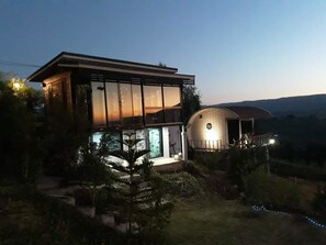 Front of property - evening/night