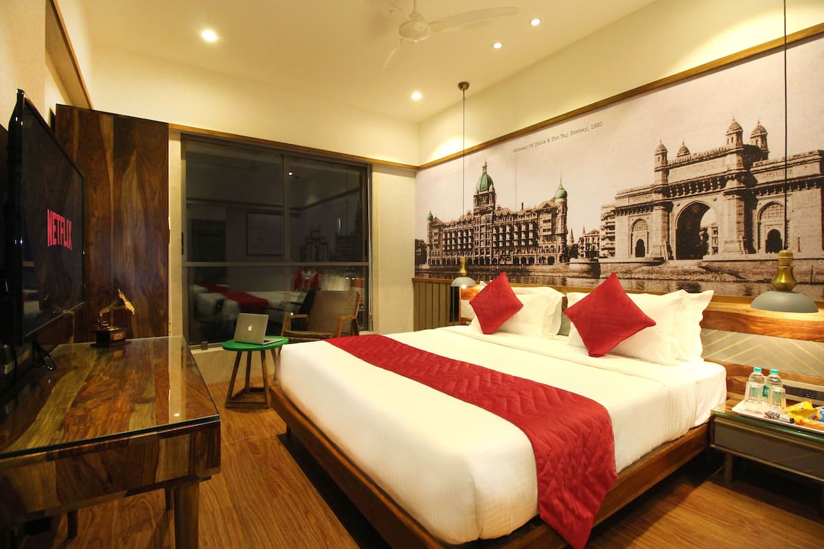 1 habitación y ropa de cama de alta calidad