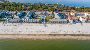 Exterior - Gulf views, community pool, 60 seconds to the beach! (St. George Island)