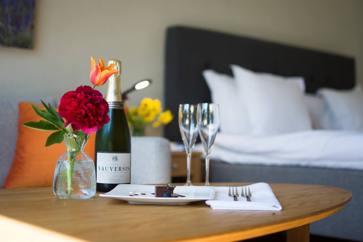 superior double room | desk, laptop workspace, iron/ironing board, free wifi