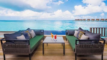 Rock Royalty Overwater 2-Bedroom Private Pool Villa | 1 bedroom, premium bedding, minibar, in-room safe