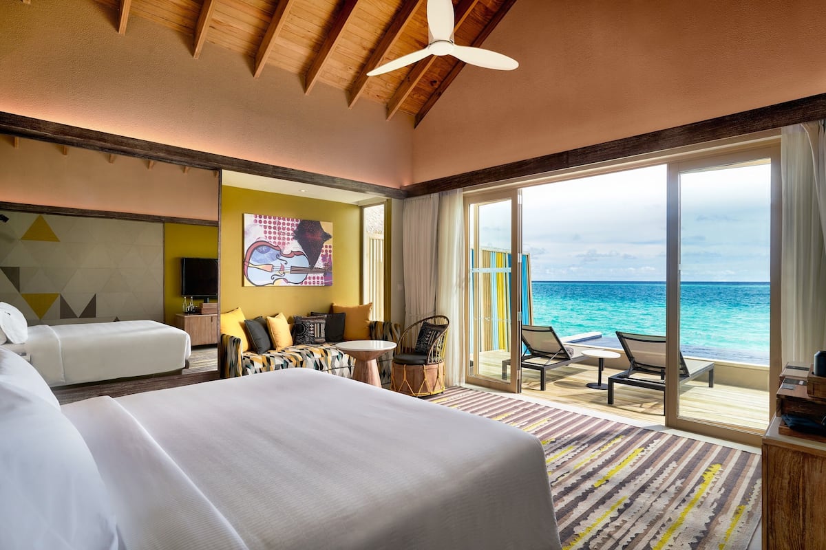 diamond overwater private pool villa | view from room