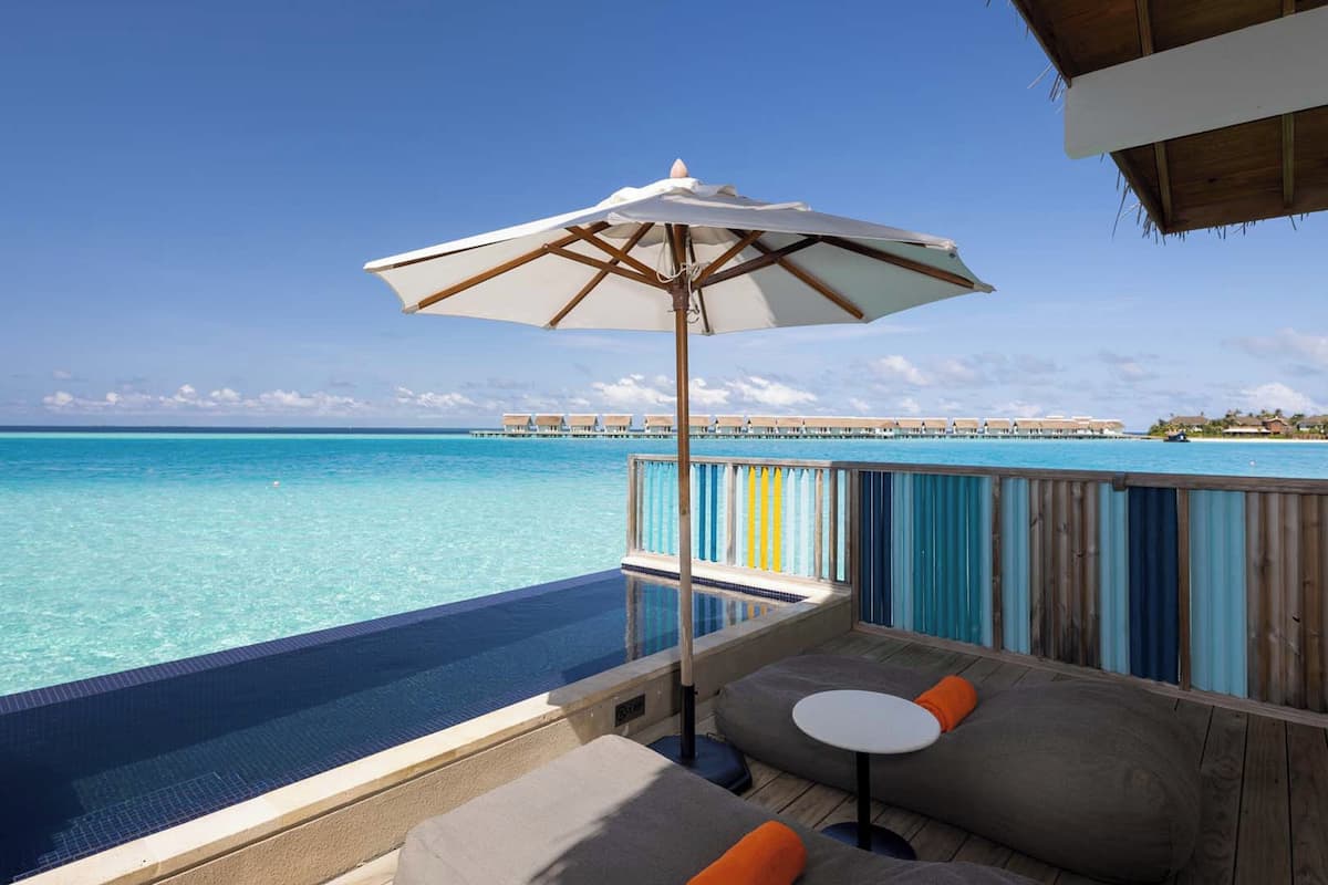 Platinum Overwater Private Pool Villa | Vista desde la habitación