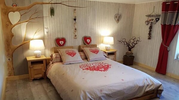 Individually decorated, individually furnished, blackout drapes