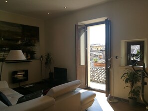 Panoramic Penthouse, Terrace (Attic) | Living area | Flat-screen TV - Legacy (Sulmona)