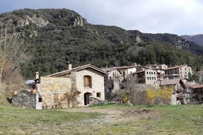 Façana frontal de l'allotjament