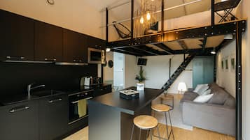 Apartment, Private Bathroom (Eugène) | Private kitchen