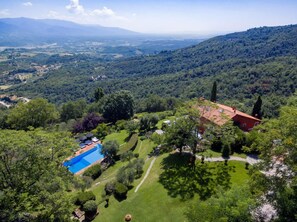 Aerial view - Verdidea - VILLA NAPOLEONE (Rignano sull'Arno)