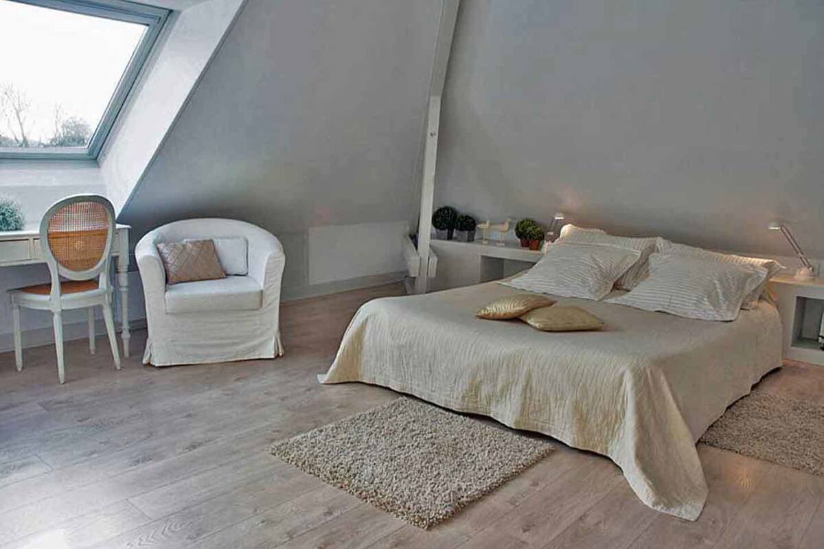 Deluxe Double Room, 1 Queen Bed, Garden View (Côté Campagne) | Egyptian cotton sheets, premium bedding, WiFi (free), bed sheets
