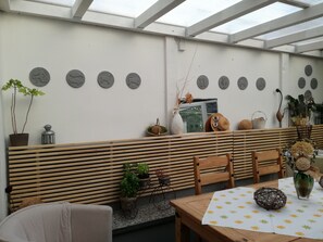 Terrace/patio - Pension Carmen (Bad Hoenningen)