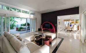 Design House, Multiple Beds, Non Smoking, Sea View | Living area | TV - Stunning Luxury Golf and Pool Villas (Pattaya)