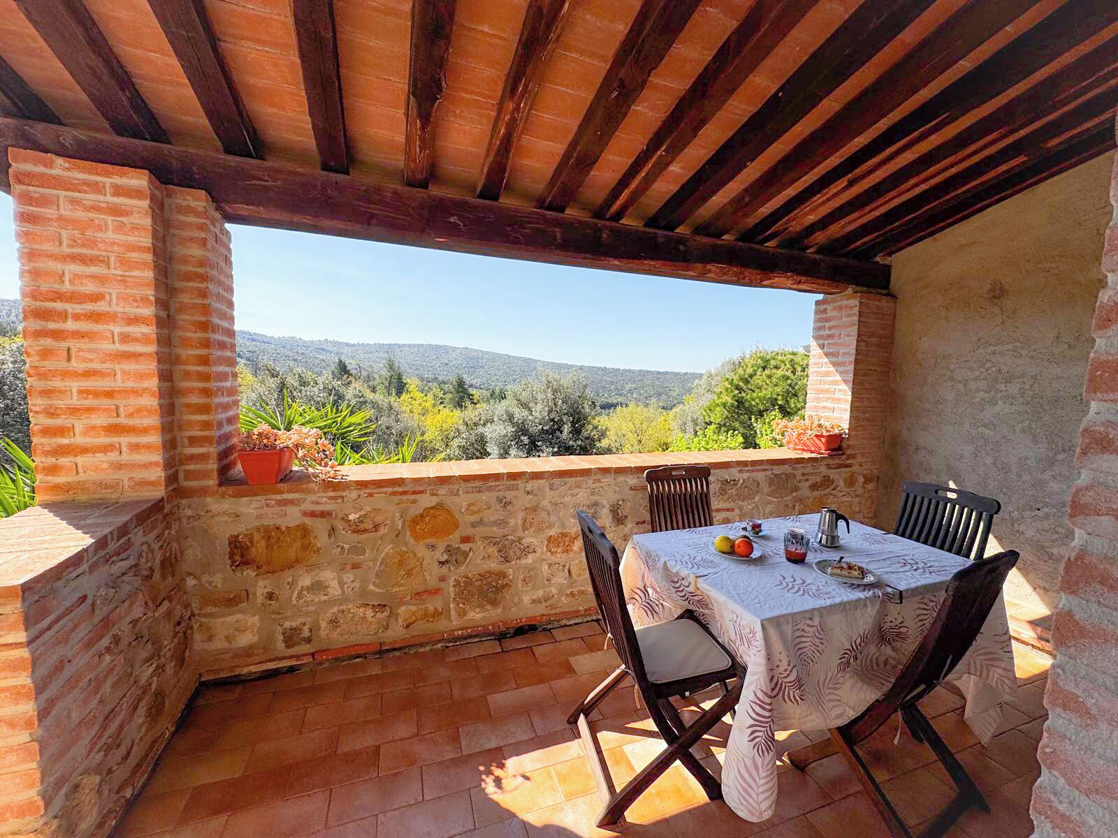 Panoramic Apartment, 1 Bedroom, Pool View, Poolside | Terrace/patio