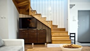 Duplex | Living area - Vistula - Luxury Apartment in Kazimierz (Kraków)
