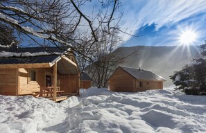 Chalet, 2 chambres (Montana) | Terrasse/Patio
