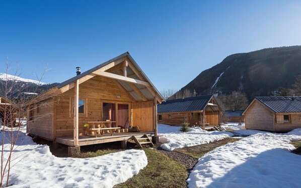 Chalet, 2 Schlafzimmer (Montana) | Terrasse/Patio