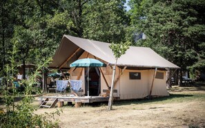 Telt - 2 soveværelser (Trappeur) | Terrasse/gårdhave