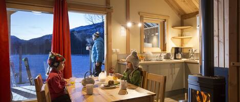 Chalet, 2 chambres (Montana) | Coin séjour