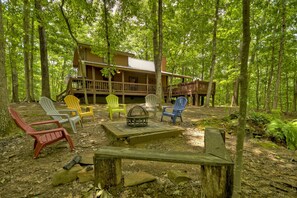 Familie huisje, meerdere bedden, niet-roken | Terras