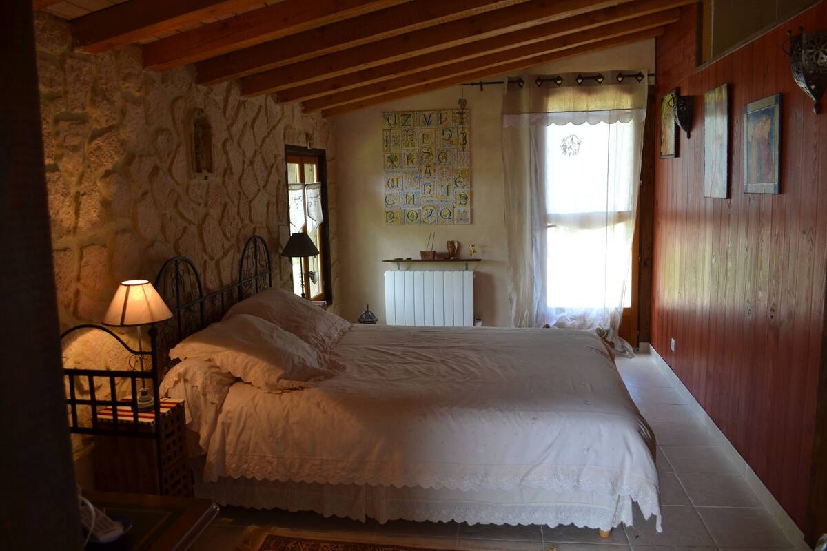 Chambre Double, vue jardin