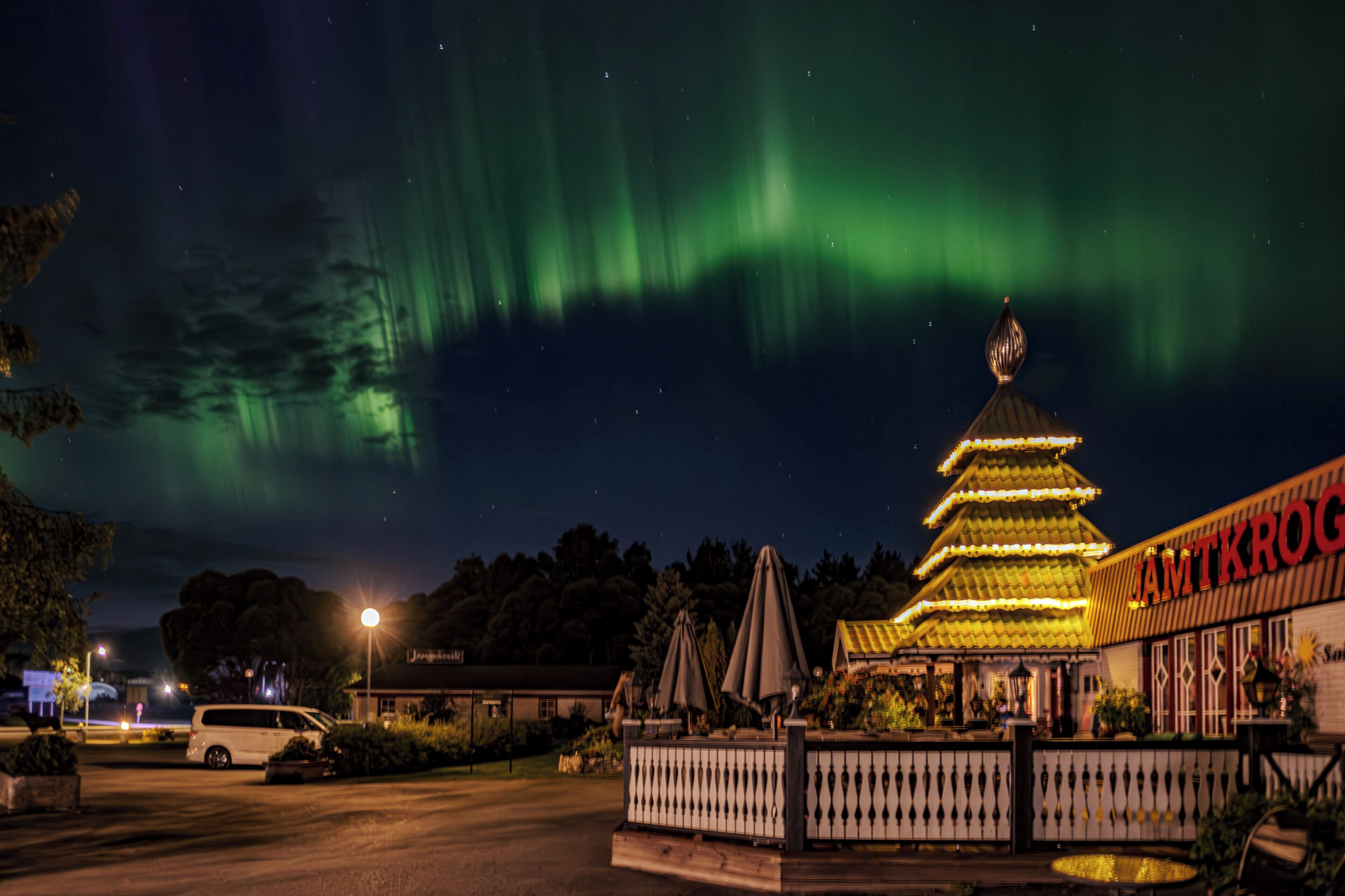 front of property – evening/night